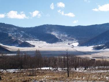 Горный Алтай зимой, Каракольская Долина